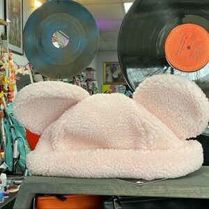 Mickey Sherpa Beanie Blush